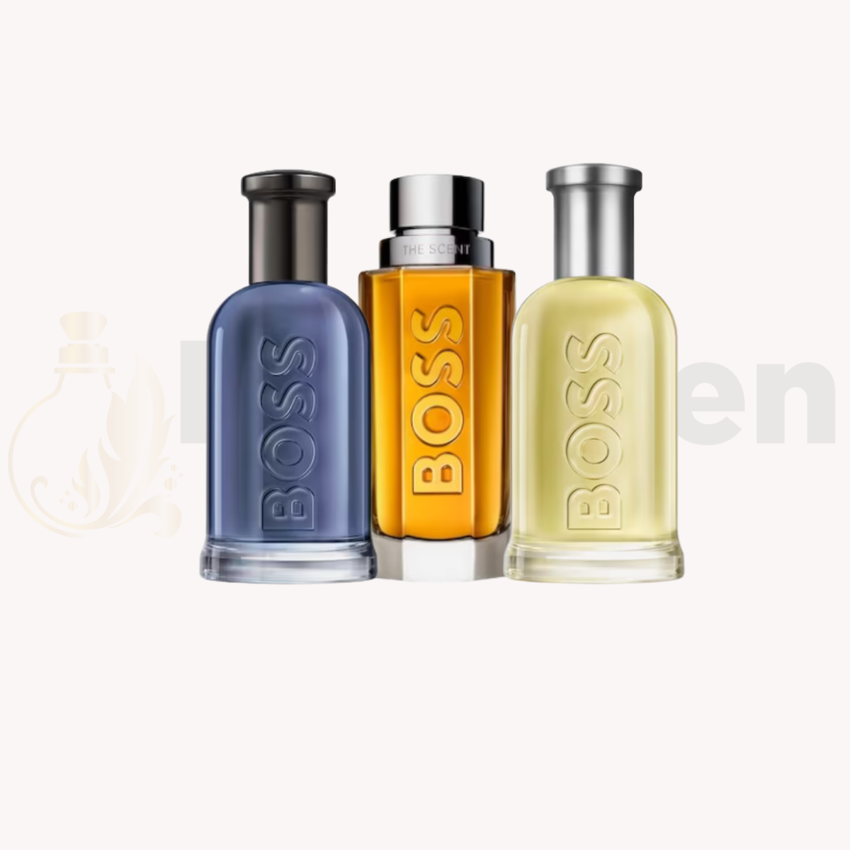 Kombination aus 3 Düften BOSS THE SCENT, BOSS BOTTLED and BOTTLED INFINITE 100 ml