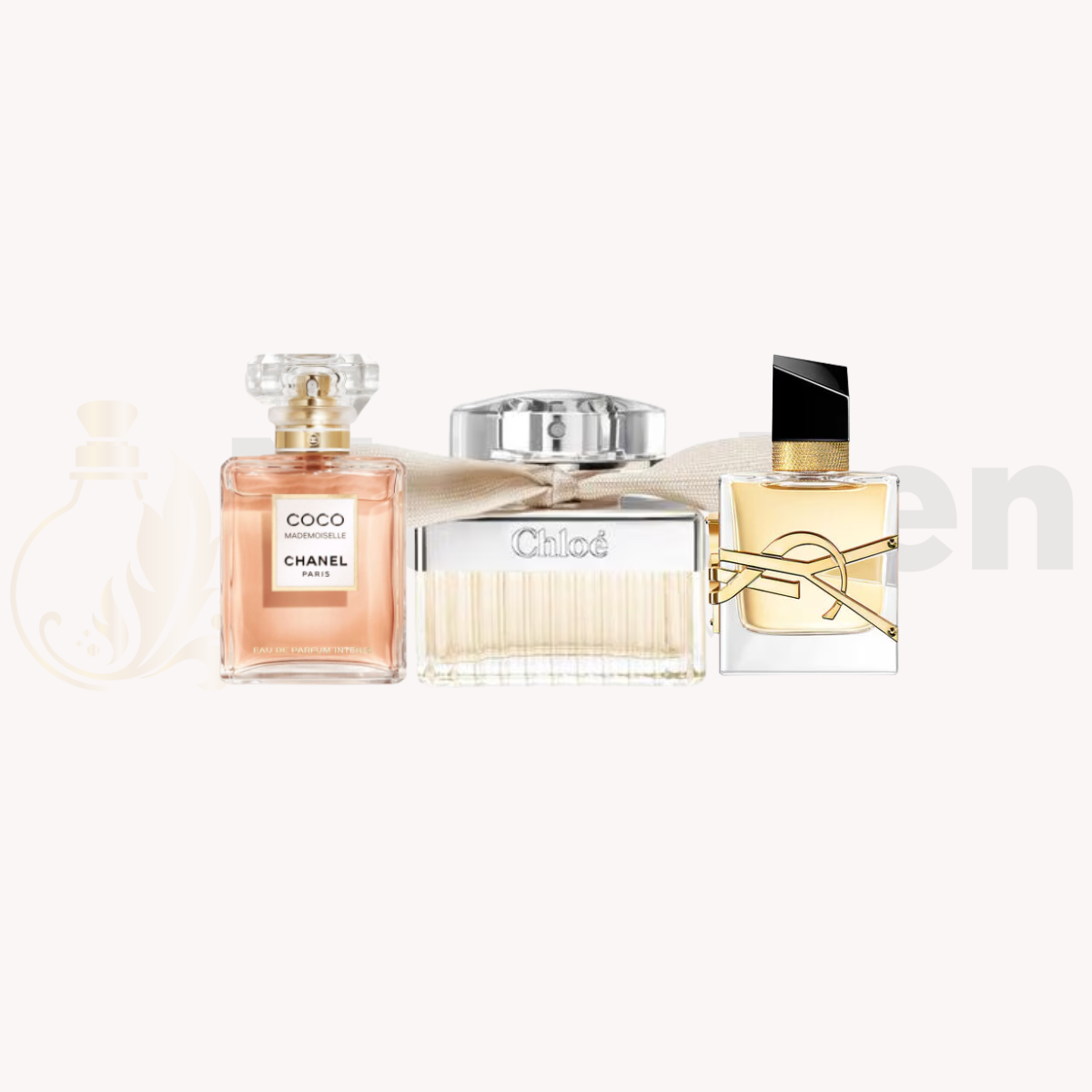 Kombination aus 3 Düften COCO MADEMOISELLE, LIBRE and CHLOÉ 100 ml