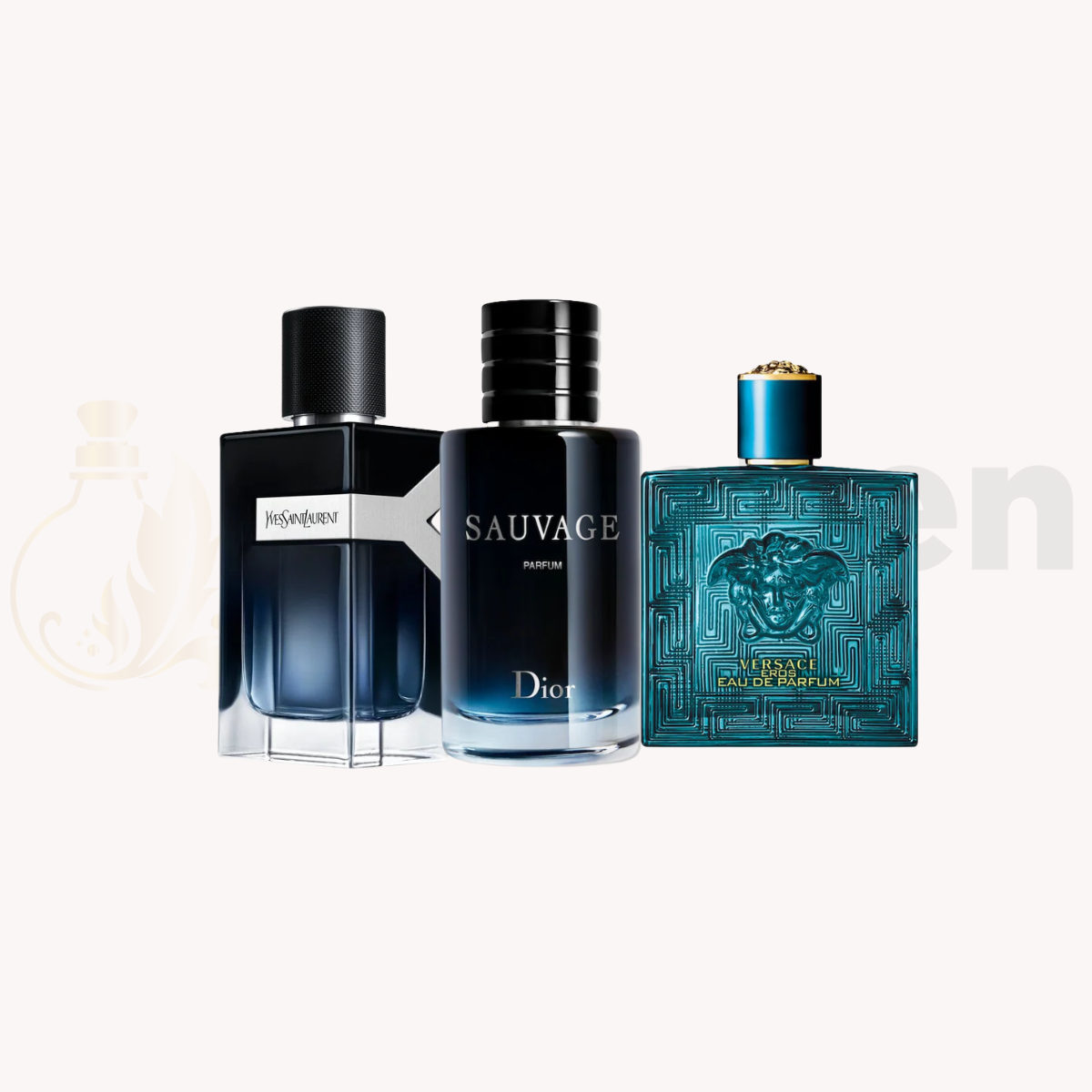 Kombination aus 3 Düften SAUVAGE, Y MEN and EROS 100 ml